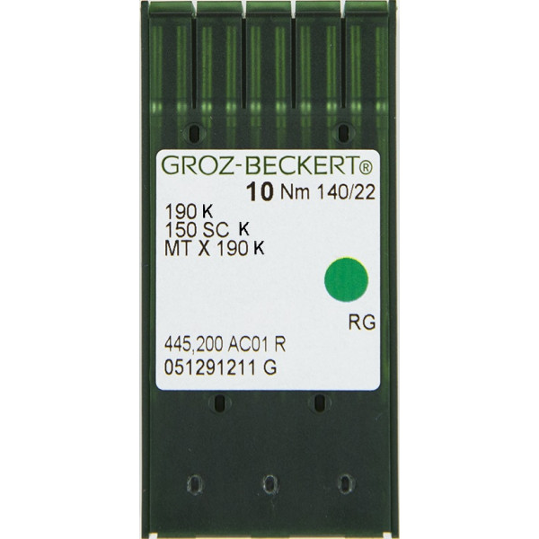 Голка Groz-Beckert 190 K/MTX190 K Упаковка 10шт