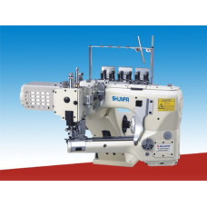 Shunfa SF6200-01MS-D четырехигольный шестиниточный флет-лок с цилиндрической платформой и прямым приводом