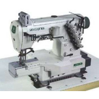 Zoje ZJC2521-156M-BD Розпошивальна машина з циліндричною платформою і підрізуванням краю вироба, з прямим приводом.