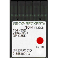 Голка Groz-Beckert 134-35D, 2134-35D, DPx35D для шкіри 10 шт/уп