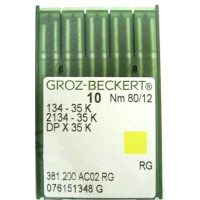 Голка Groz-Beckert 134-35K, 2134-35K для колонкових машин 10 шт/уп