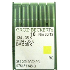 Голка Groz-Beckert 134-35K, 2134-35K для колонкових машин 10 шт/уп