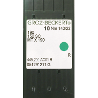 Игла Groz-Beckert 190/150 SC/MTX190 Упаковка 10шт