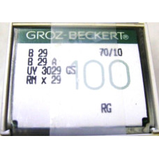 Игла Groz-Beckert B29, B29A, UY3029GS, RMx29 оверлочная в упаковке 10 шт