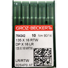 Игла Groz-Beckert 135x16 RTW, 135x16 NRTW, DPx16 LR правая лопатка на тяжелые машины 10 шт/уп
