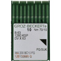 Игла Groz-Beckert B63/1280KSP/DVx63 FG Упаковка 10шт