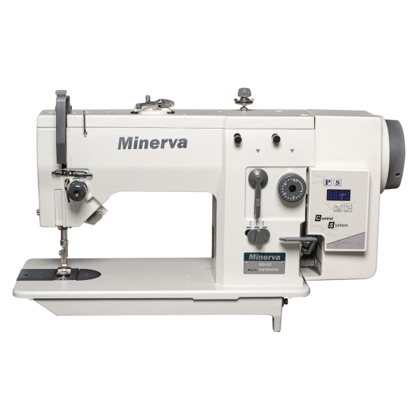 Minerva M20U53 швейная машина зигзагоподібного стібка для важких тканин з вбудованим сервомотором