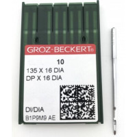 Голка Groz-Beckert 135x16DIA, DPx16DIA для шкіри 10 шт/уп