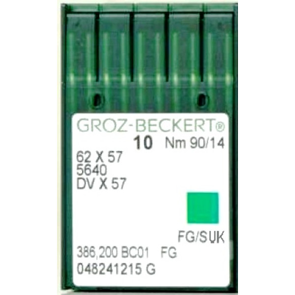 Голка Groz-Beckert 62x57, 5640, DVx57 FG під трикотаж на багатоголкові машини 10 шт/уп