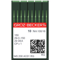 Голка Groz-Beckert 150, 29-C-150, 29DEA, CPx1 для імітациї ручного стібка 10 шт/уп