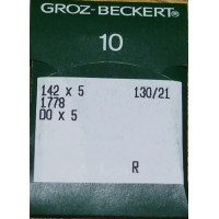 Голка Groz-Beckert 142x5, 1778, DOx5 10 шт/уп