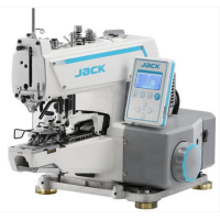 Jack JK-T-1377G-Z промышленный пуговичный полуавтомат для плоских пуговиц с сервоприводом