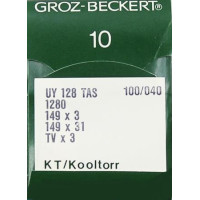 Голка Groz-Beckert UY128TAS, 1280, 149x3 KT №140 тефлонова для розпошивалки 10 шт/уп