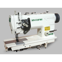 Zoje ZJ8750 Двухигольная машина челночного стежка с увеличенными челноками и отключением игл