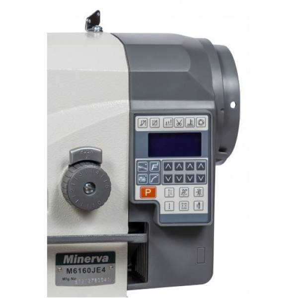 Minerva M6160JE4-H беспосадочна машина з голковим транспортом и автоматикою