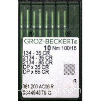 Голка Groz-Beckert 134-35CR, 2134-35CR №100 для колонкових машин 10 шт/уп