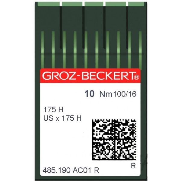 Игла Groz-Beckert 175 H/USX175 H Упаковка 10шт