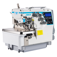 Jack JK-C6-5-M03/333 промисловий п'ятинитковий автоматизований оверлок із датчиком наявності матеріалу