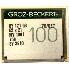Голка Groz-Beckert UY121GS, 62x21, MY1001 № 140 в упаковці 10 шт