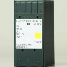 Игла Groz-Beckert 2091, 175x7, 29L, TQx7 для пришивания пуговиц на ножке 10 шт/уп