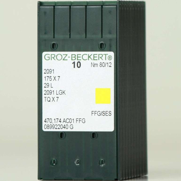 Игла Groz-Beckert 2091, 175x7, 29L, TQx7 для пришивания пуговиц на ножке 10 шт/уп