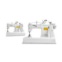 Zoje ZJ928-PL Триголкова машина ланцюгового стібка з П-подібною платформою