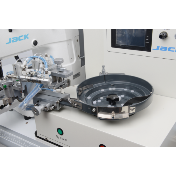 Jack JK-1903BR промисловий гудзиковий полуавтомат з автоматичною подачею гудзиків