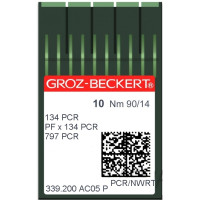 Голка Groz-Beckert 134PCR, PFx134PCR лопатка з товстою колбою 10 шт/уп