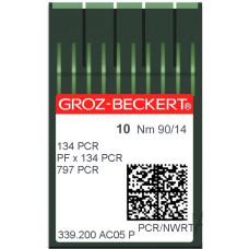 Голка Groz-Beckert 134PCR, PFx134PCR лопатка з товстою колбою 10 шт/уп