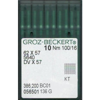 Голка Groz-Beckert 62x57, 5640, DVx57 KT №140 тефлонова для багатоголкових машин 10 шт/уп