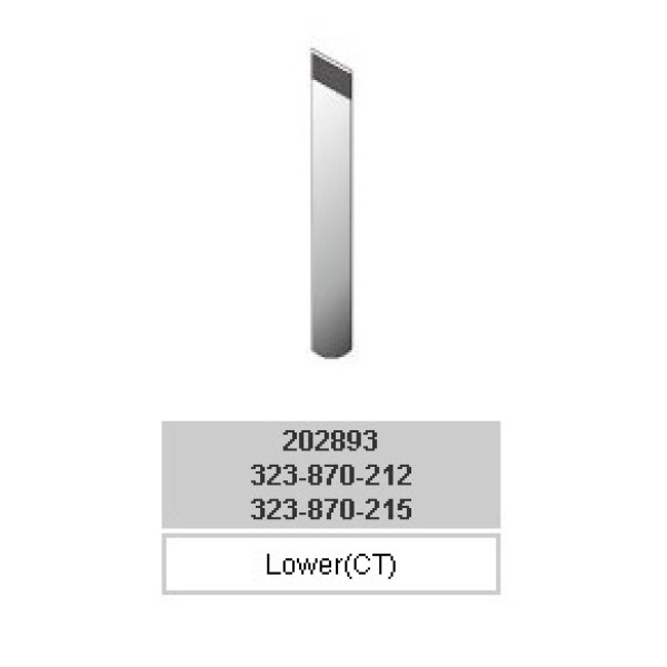 202893CT Ніж нижній побідитовий