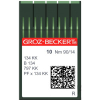 Голка Groz-Beckert 134 KK, B134, 797KK товста коротка колба 10 шт/уп