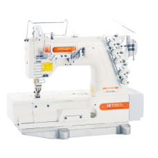 Siruba F007KD-U712-264/FSP/LSA/DFKH1-1 распошивалка для чистого шва с двумя петлителями, механизмом подачи и электрообрезкой тесьмы