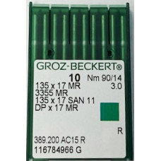 Игла Groz-Beckert 135x17, DPx17 MR 6,0 № 150 улучшеная для тяжелых машин 10 шт/уп