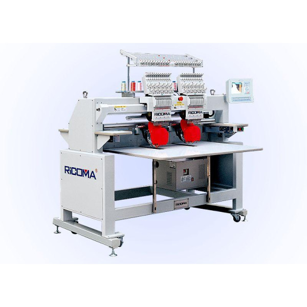 Ricoma RCM-1202CHT 12-игольная двухголовочная вышивальная машина для головных уборов и готовых изделий