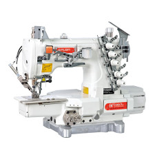 Siruba C007KD-W812A-356/CRL/UTP/CL/RL Плоскошовная швейная машина (распошивалка) с левосторонней подрезкой края материала, пулером для продвижения и пневмообрезкой нитей
