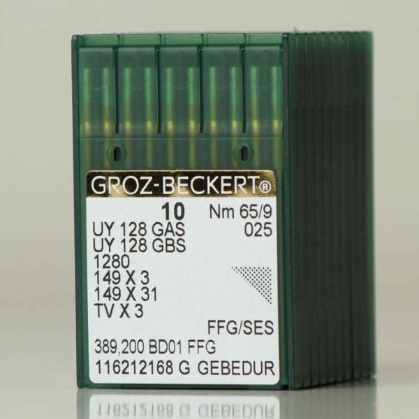Игла Groz-Beckert UY128GAS FFG GEBEDUR трикотажная позолоченая на распошивалку 10 шт/уп