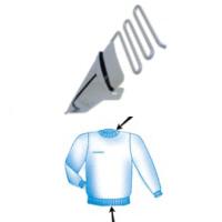 Пристосування для окантовки трикотажною резинкою в два складання UMA-22 (30~40)