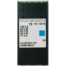 Игла Groz-Beckert 149x5, 62x45, 62x53, TVx5 для машин цепного стежка 10 шт/уп
