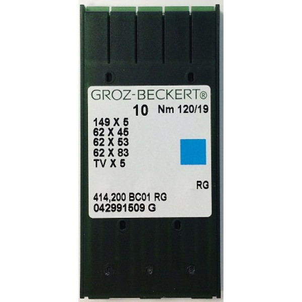 Голка Groz-Beckert 149x5, 62x45, 62x53, TVx5 для машин ланцюгового стібка 10 шт/уп
