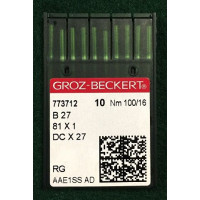 Игла Groz-Beckert B27, 81x1, DCx27, DCx1 оверлочная 10 шт/уп