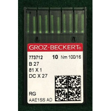 Игла Groz-Beckert B27, 81x1, DCx27, DCx1 оверлочная 10 шт/уп