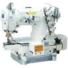 Jack JK-8670BDI-01GB-356/364 3-голкова п'ятиниткова розпошивальна швейна машина з вбудованим сервоприводом