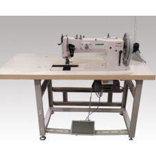 LONGSEW GW-28BL15 Двухигольная промышленная швейная машина с увеличенными челноками 