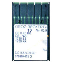 Игла Groz-Beckert DBxK5 KK, 1738KK, DB-N20 вышивальная 10 шт/уп