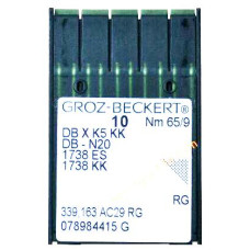 Игла Groz-Beckert DBxK5 KK, 1738KK, DB-N20 вышивальная 10 шт/уп