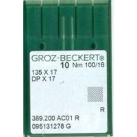 Игла Groz-Beckert 135x17, DPx17 для тяжелых машин 10 шт/уп