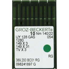 Игла Groz-Beckert UY128GAS, 1280, 149x3 для распошивальных машин 10 шт/уп
