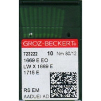 Игла Groz-Beckert 1669E EO/1715E/LWX1669E Упаковка 10шт