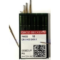 Голка Groz-Beckert DBxK5 SAN1 GEBEDUR вишивальна з позолотою 10 шт/уп